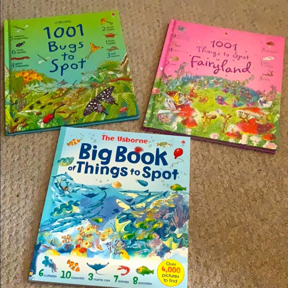 Usborne Things to Spot books